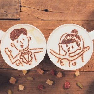 Love-Story: Latte Macchiato zum Verlieben